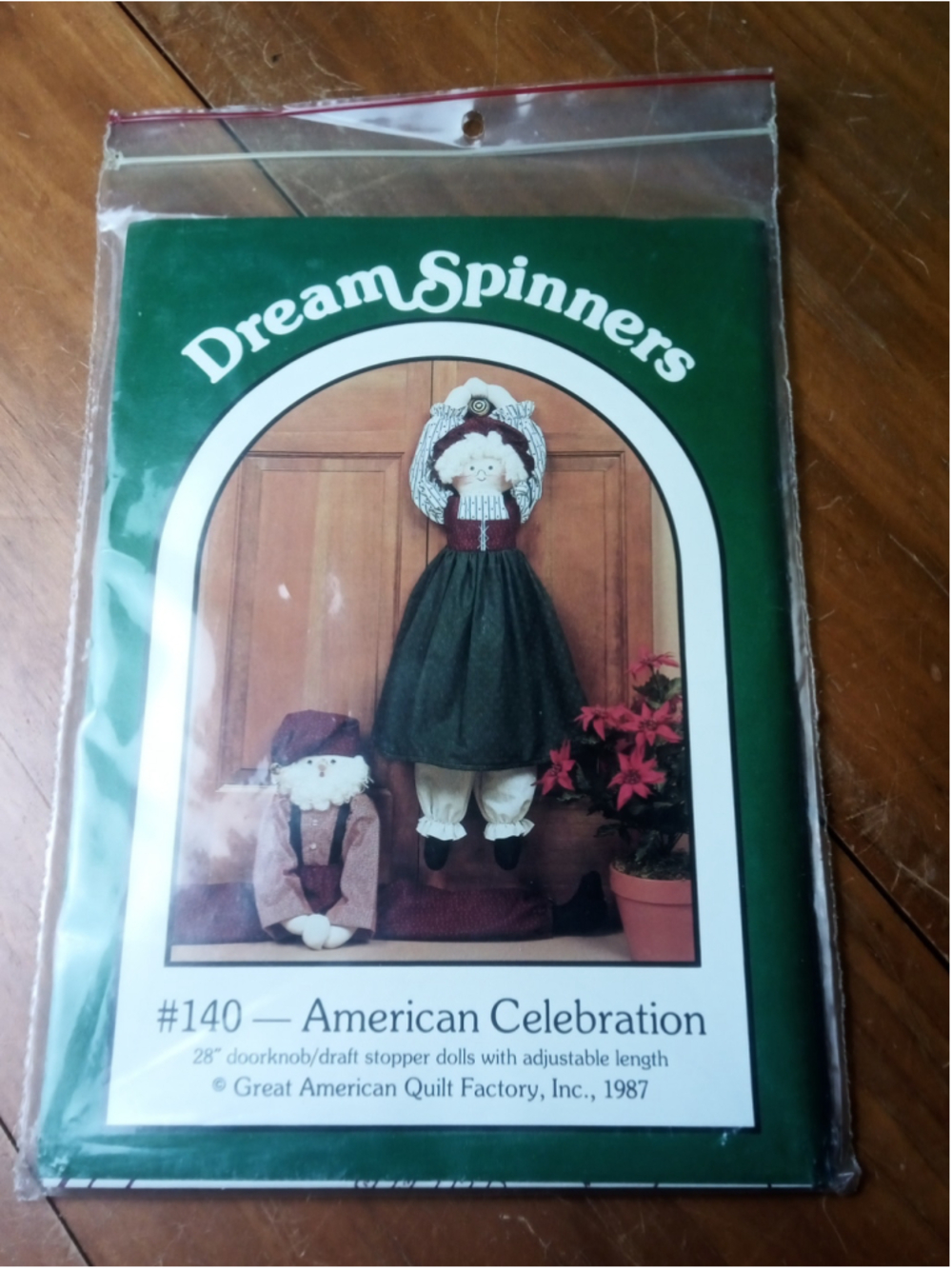 Great American Quilt Factory Doll Decor Pattern Christmas 4th of July
